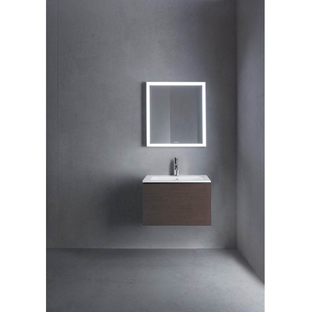 L-Cube One Drawer Wall-Mount Vanity Unit Concrete Gray