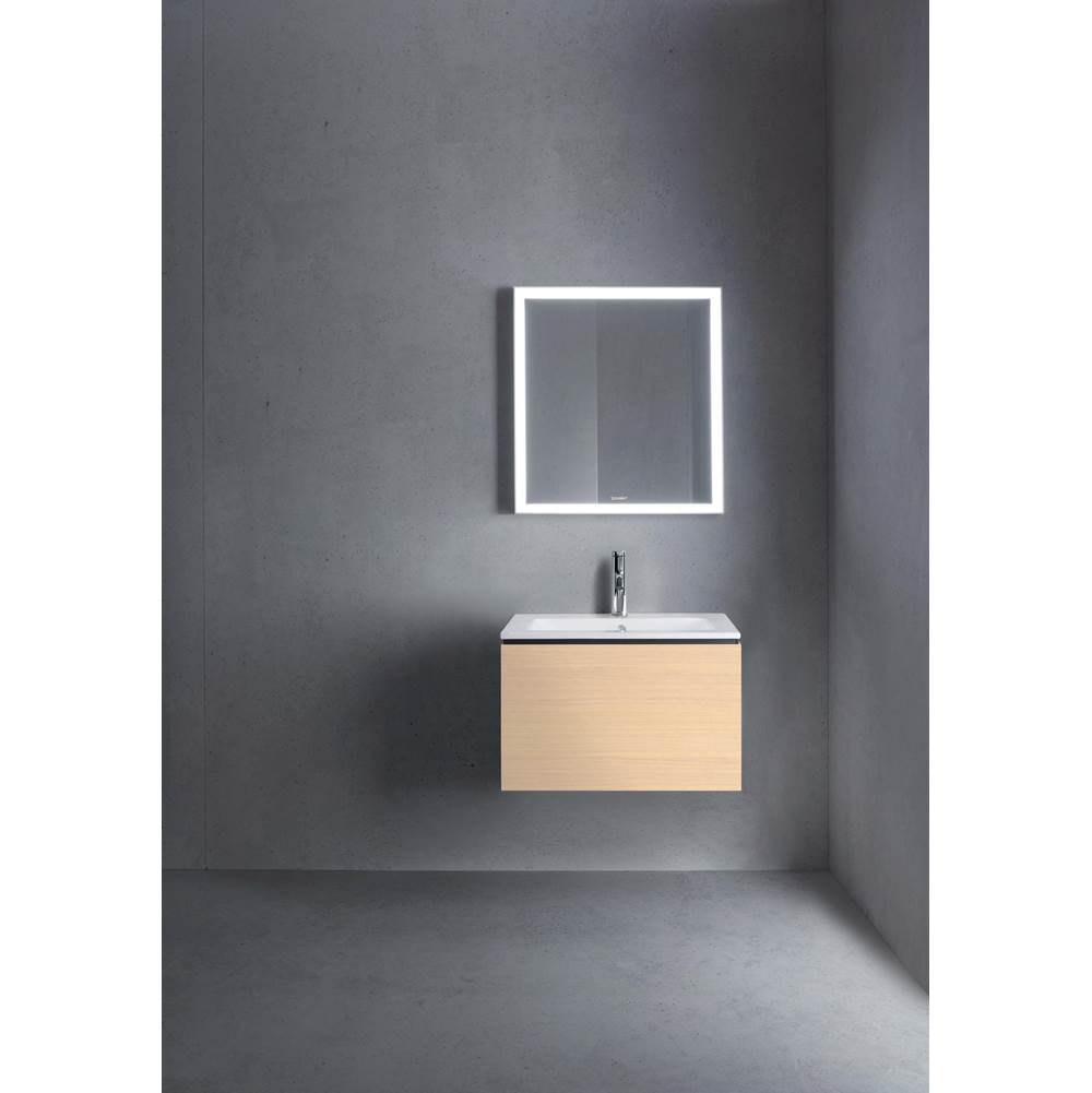 L-Cube One Drawer Wall-Mount Vanity Unit Concrete Gray