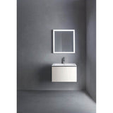 L-Cube One Drawer Wall-Mount Vanity Unit Concrete Gray