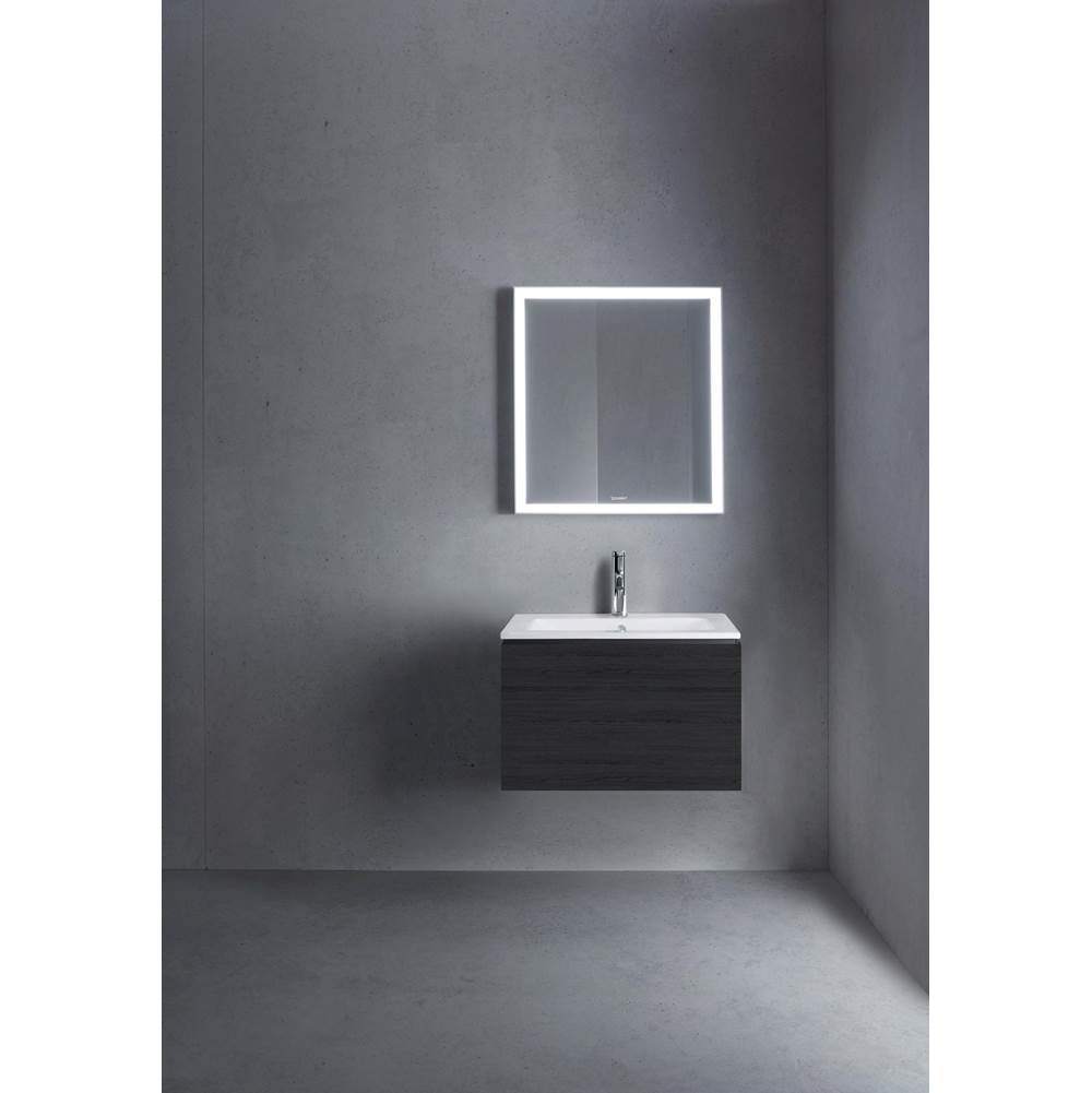 L-Cube One Drawer Wall-Mount Vanity Unit Concrete Gray
