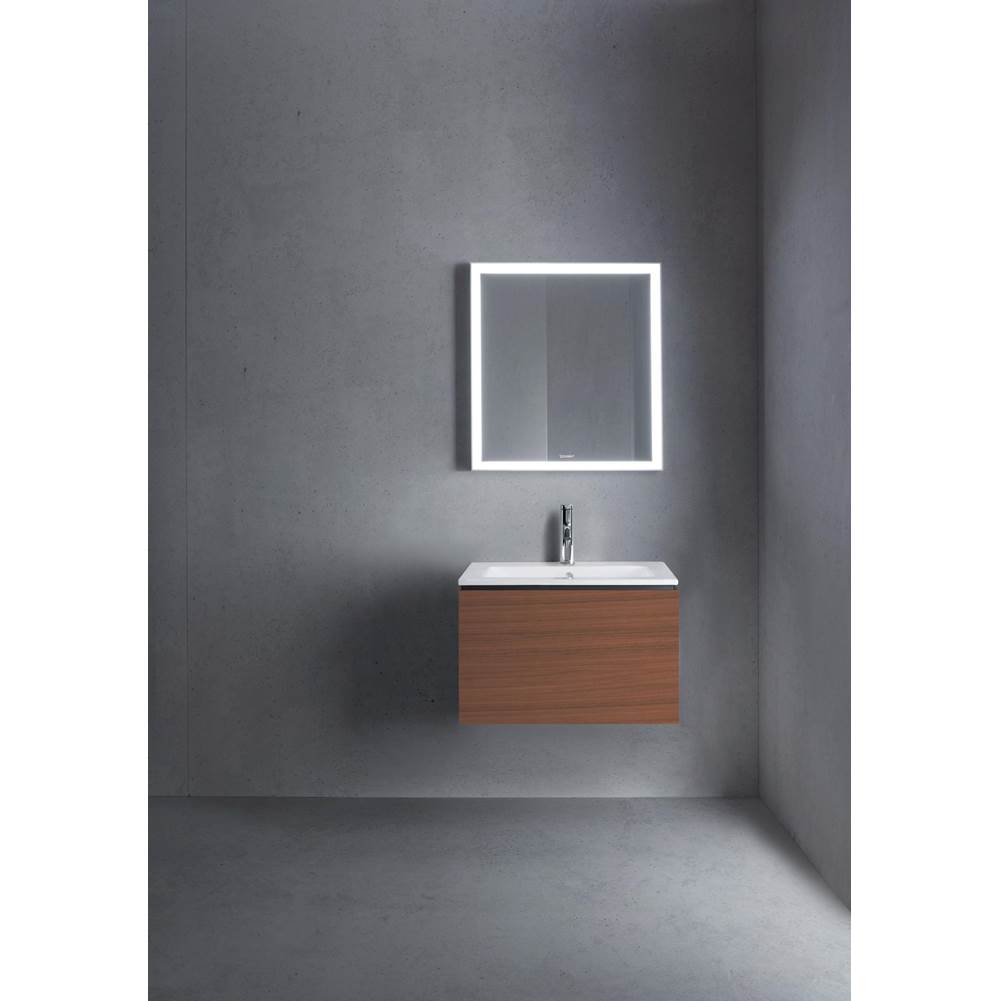 L-Cube One Drawer Wall-Mount Vanity Unit Concrete Gray