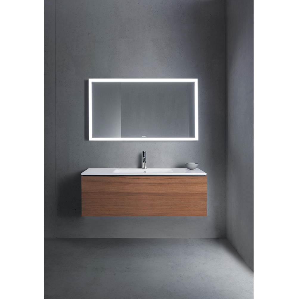 L-Cube One Drawer Wall-Mount Vanity Unit Concrete Gray