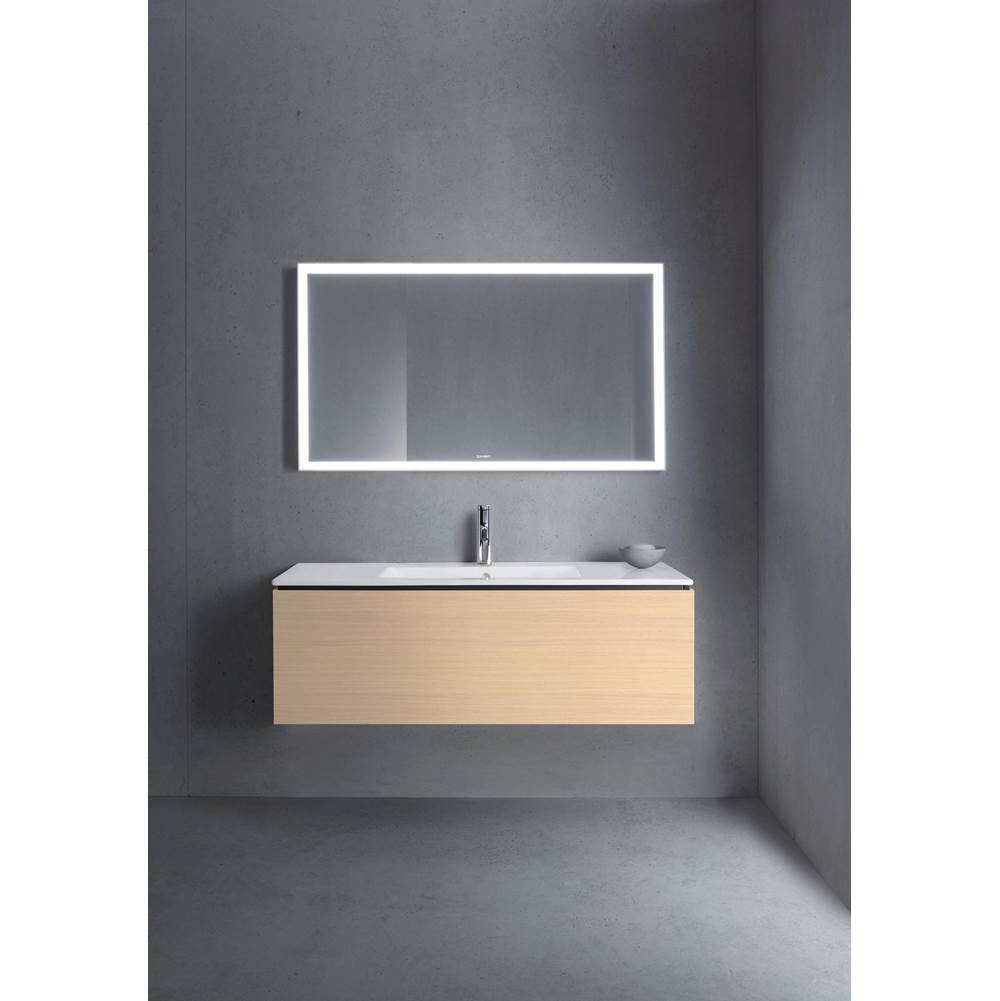 L-Cube One Drawer Wall-Mount Vanity Unit Concrete Gray