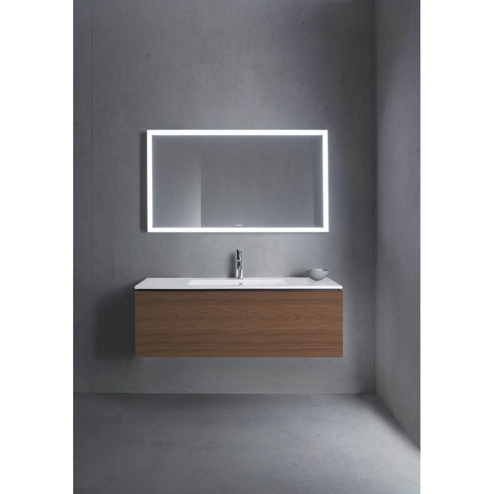 L-Cube One Drawer Wall-Mount Vanity Unit Concrete Gray