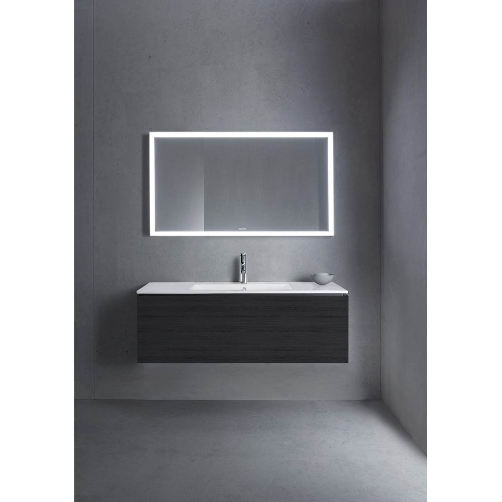 L-Cube One Drawer Wall-Mount Vanity Unit Concrete Gray