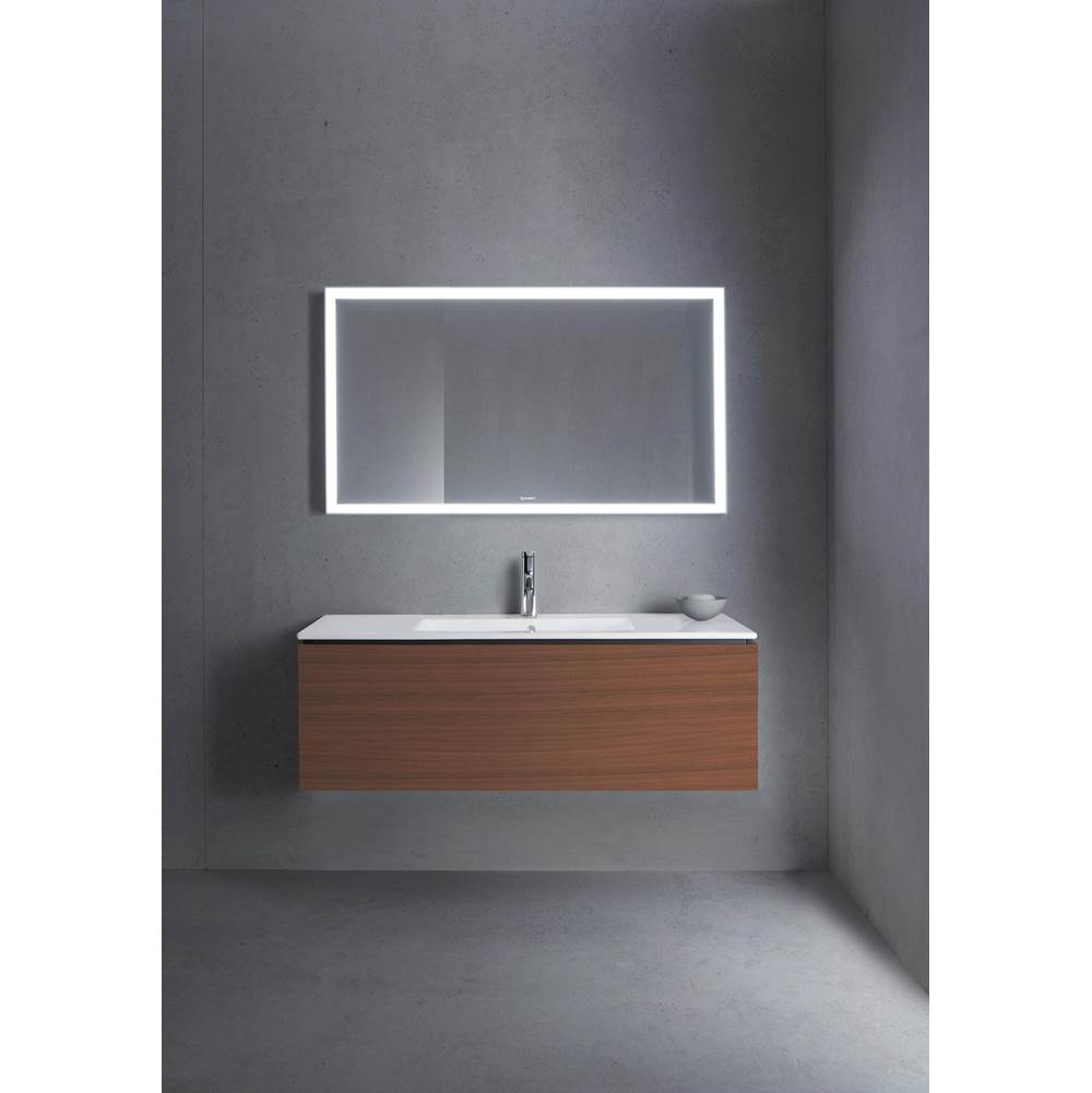 L-Cube One Drawer Wall-Mount Vanity Unit Concrete Gray