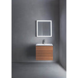 L-Cube Two Drawer Wall-Mount Vanity Unit Concrete Gray