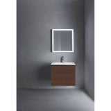 L-Cube Two Drawer Wall-Mount Vanity Unit Concrete Gray