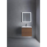 L-Cube Two Drawer Wall-Mount Vanity Unit Concrete Gray