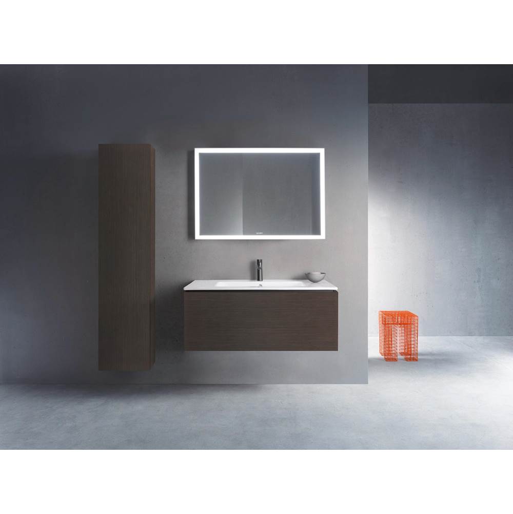 L-Cube One Drawer Wall-Mount Vanity Unit Concrete Gray