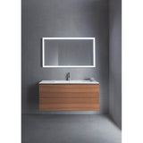 L-Cube Two Drawer Wall-Mount Vanity Unit Concrete Gray