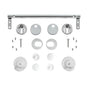Duravit - Hinge Set for Seat and Cover without Soft Closure, Stainless Steel - Stainless Steel