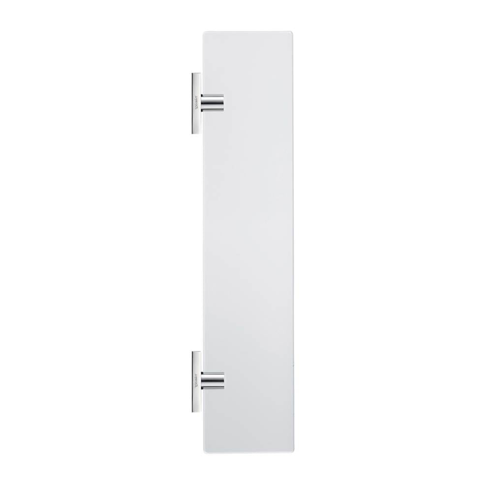 Duravit - Karree Glass Shelves Chrome - Chrome