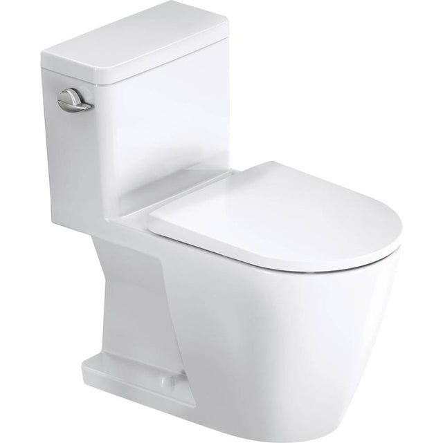 Duravit - D-Neo One-Piece Toilet White, Left Hand Lever - White