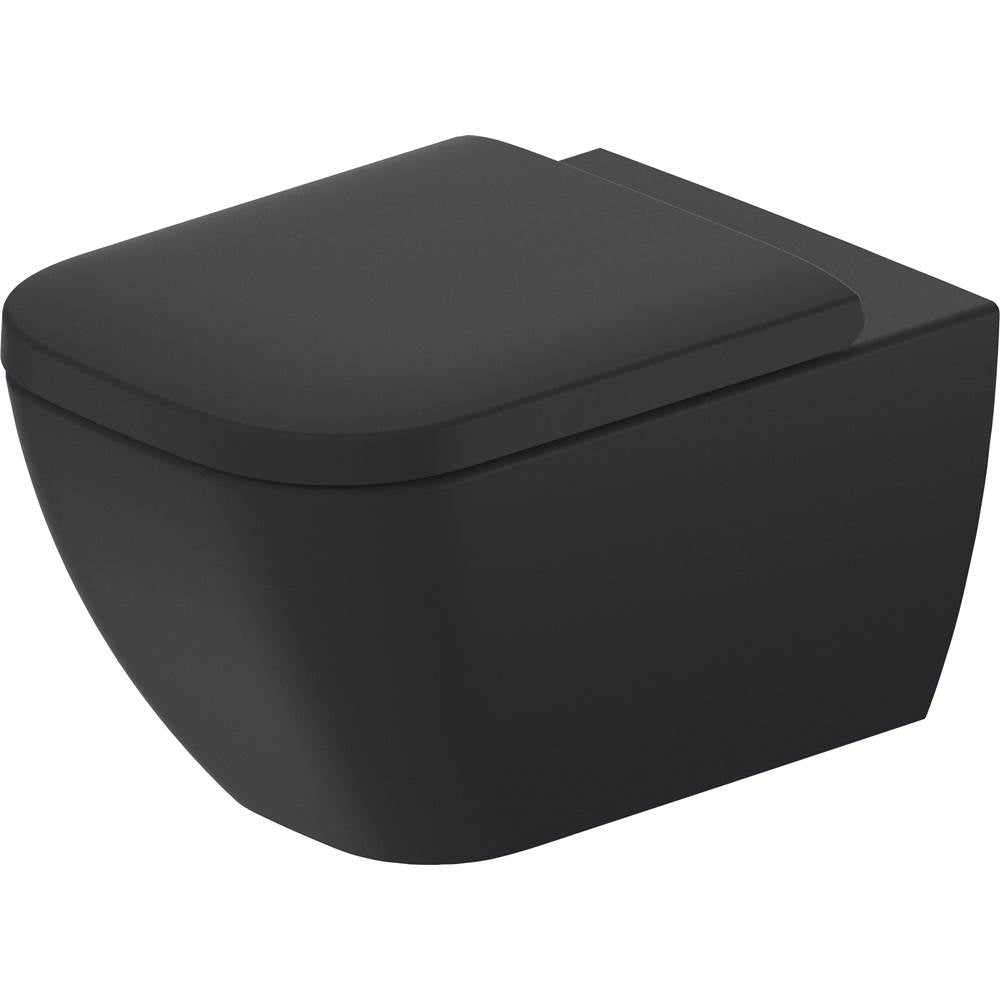 Duravit - Happy D.2 Wall-Mounted Toilet Anthracite - Anthracite