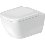Duravit - Happy D.2 Wall-Mounted Toilet White with HygieneGlaze - White