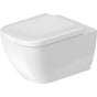Duravit - Happy D.2 Wall-Mounted Toilet White with HygieneGlaze - White