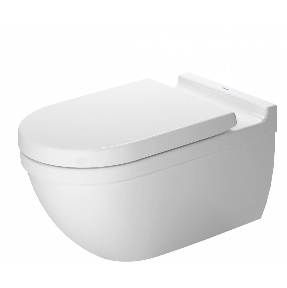 Duravit - Starck 3 Wall-Mounted Toilet White with HygieneGlaze - White