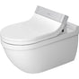 Duravit - Starck 3 Wall-Mounted Toilet Bowl for Shower-Toilet Seat White with HygieneGlaze - White