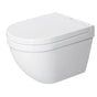 Duravit - Starck 3 Wall-Mounted Toilet White with HygieneGlaze - White