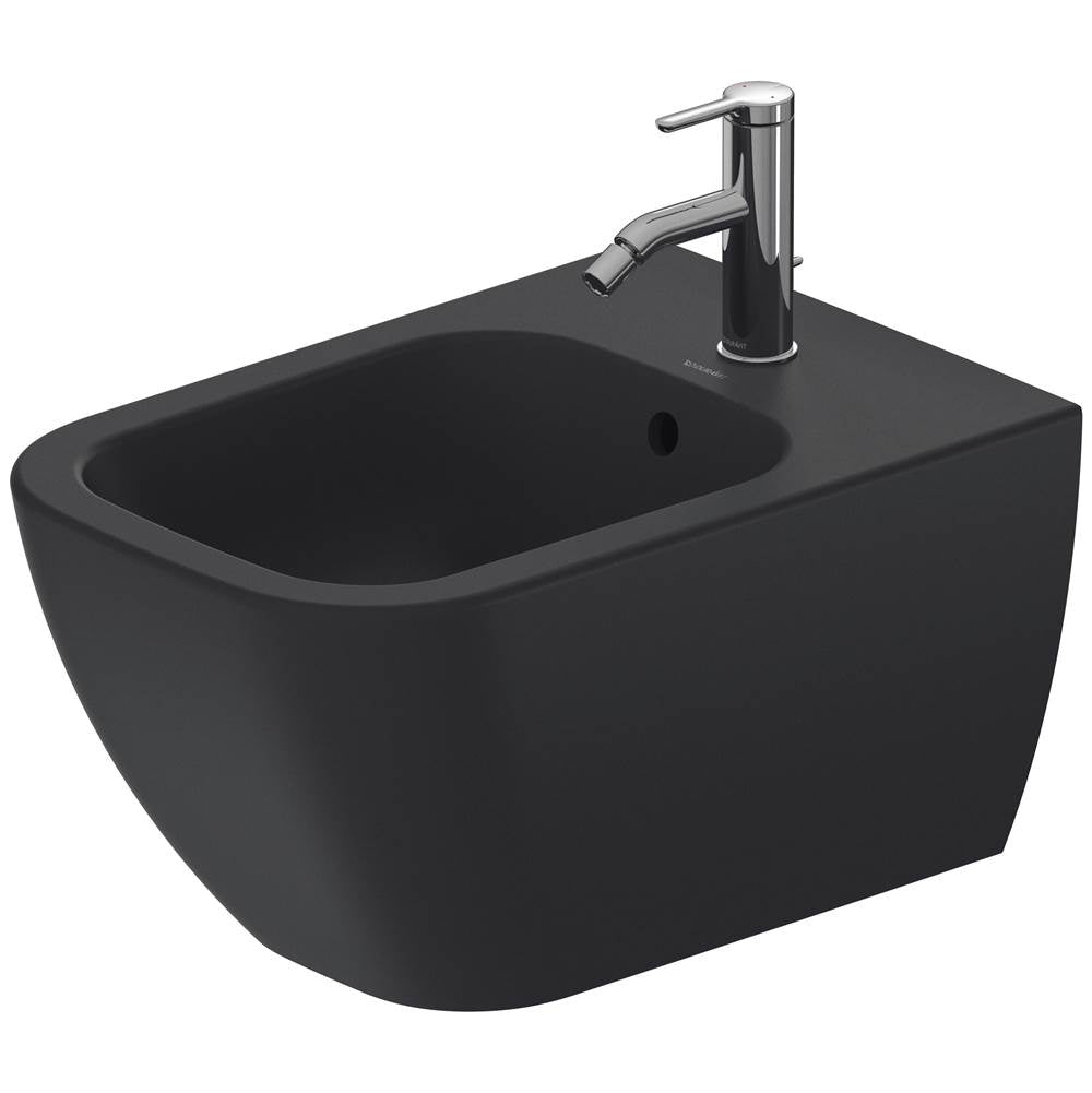 Duravit - Happy D.2 Wall-Mounted Bidet Anthracite - Anthracite