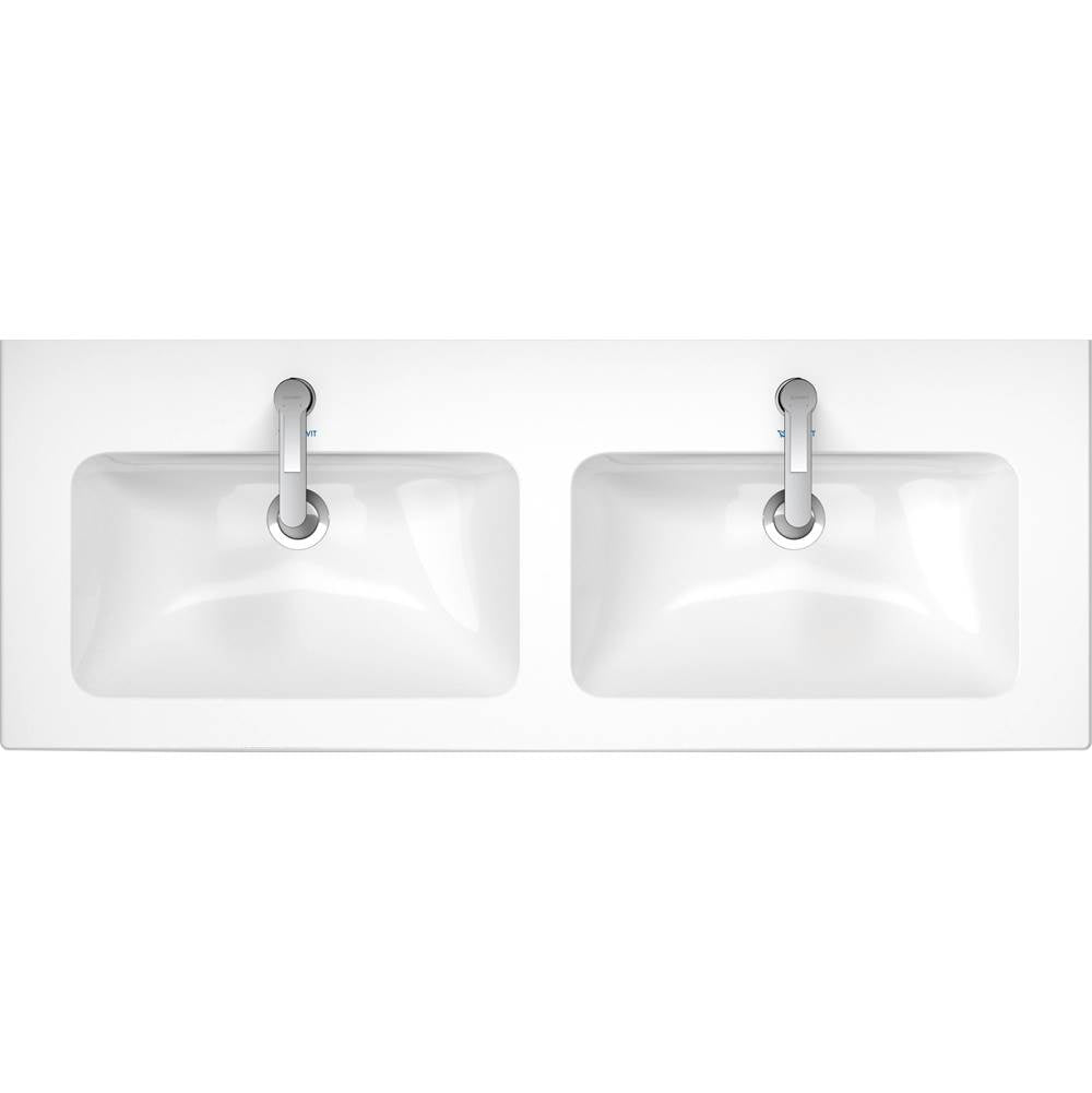 ME by Starck Double Vanity Sink White