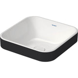 Duravit - Happy D.2 Plus Washbowl White With Anthracite - White With Anthracite