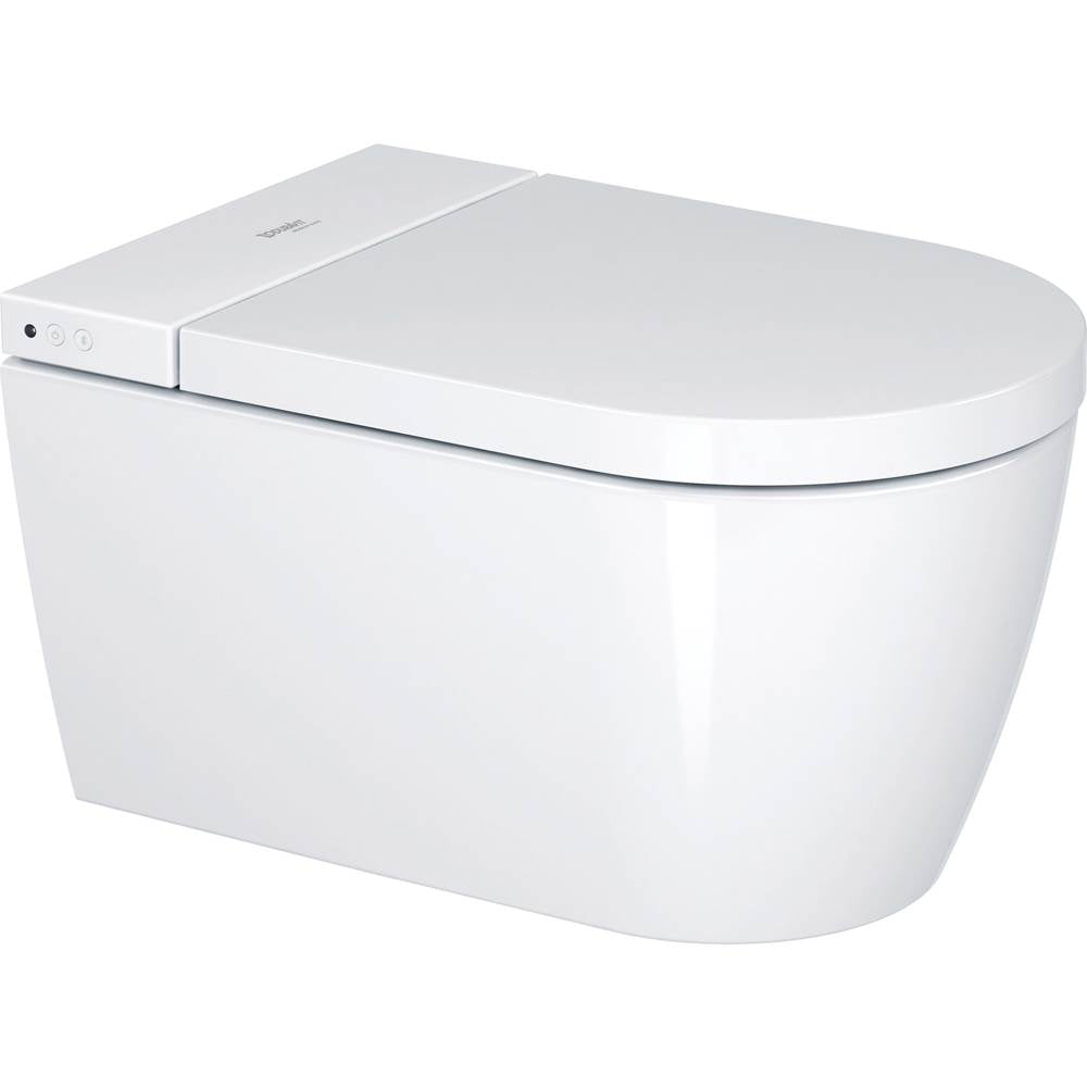 Duravit - ME by Starck Wall-Mounted Toilet Bowl for Shower-Toilet Seat White with HygieneGlaze - White