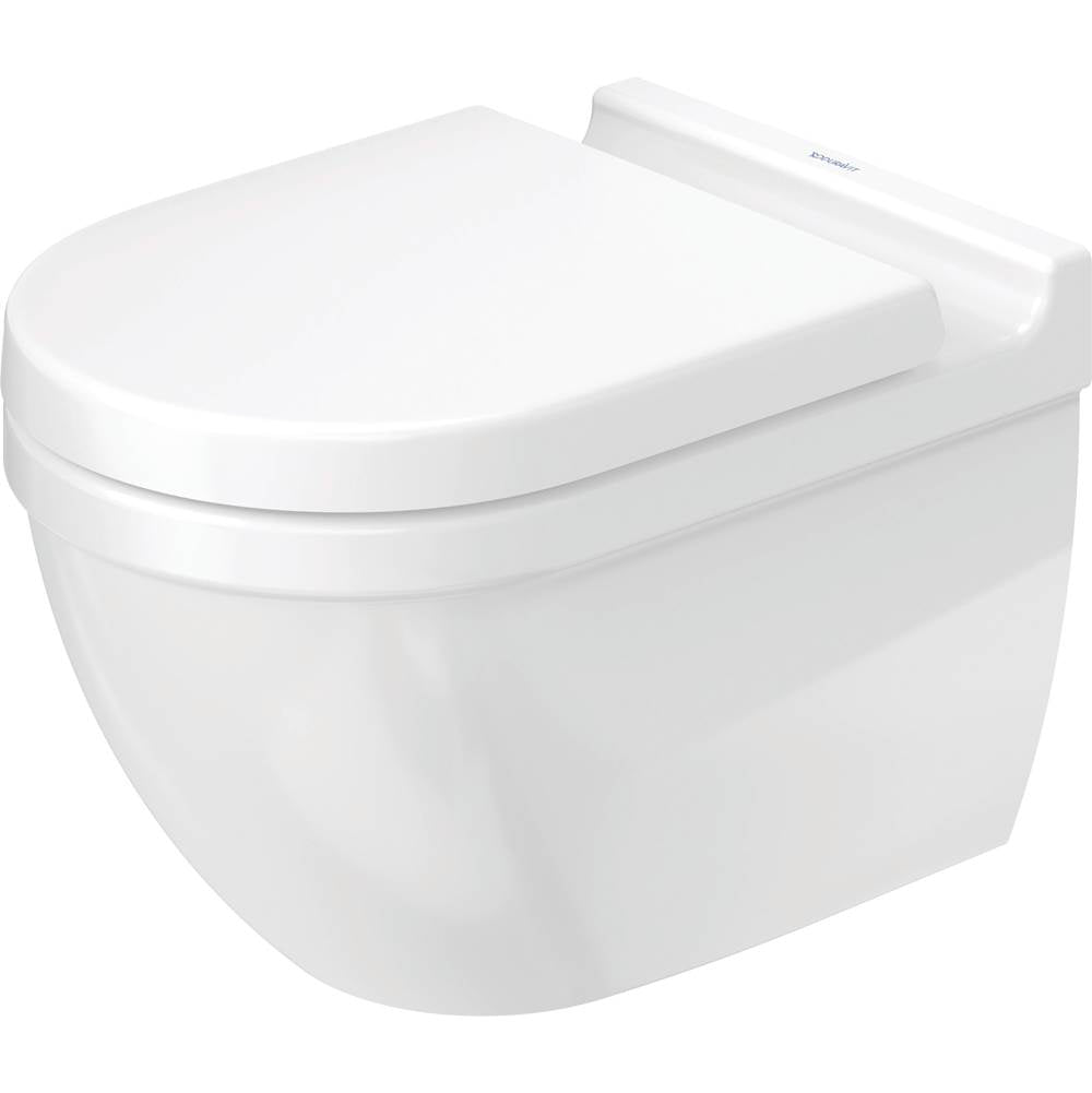 Duravit - Starck 3 Wall-Mounted Toilet White with HygieneGlaze - White