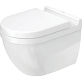 Duravit - Starck 3 Wall-Mounted Toilet White with HygieneGlaze - White
