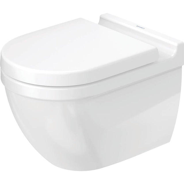 Duravit - Starck 3 Wall-Mounted Toilet White with HygieneGlaze - White