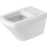 DuraStyle Wall-Mounted Toilet Bowl for Shower-Toilet Seat White