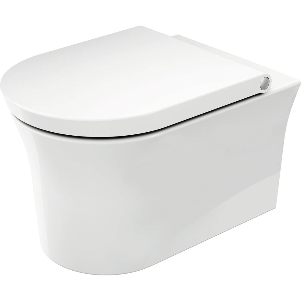 Duravit - White Tulip Toilet Wall-mounted White with HygieneGlaze - White