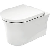 Duravit - White Tulip Toilet Wall-mounted White with HygieneGlaze - White