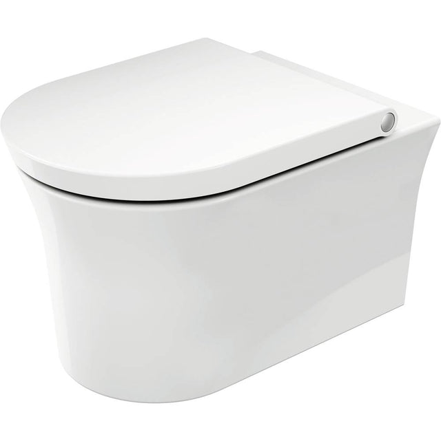 Duravit - White Tulip Toilet Wall-mounted White with HygieneGlaze - White