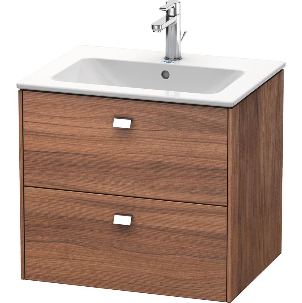 Duravit - Brioso Two Drawer Wall-Mount Vanity Unit Walnut - Natural Walnut