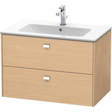 Duravit - Brioso Two Drawer Wall-Mount Vanity Unit Natural Oak - Natural Oak