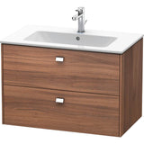 Duravit - Brioso Two Drawer Wall-Mount Vanity Unit Walnut - Natural Walnut