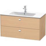 Duravit - Brioso Two Drawer Wall-Mount Vanity Unit Natural Oak - Natural Oak