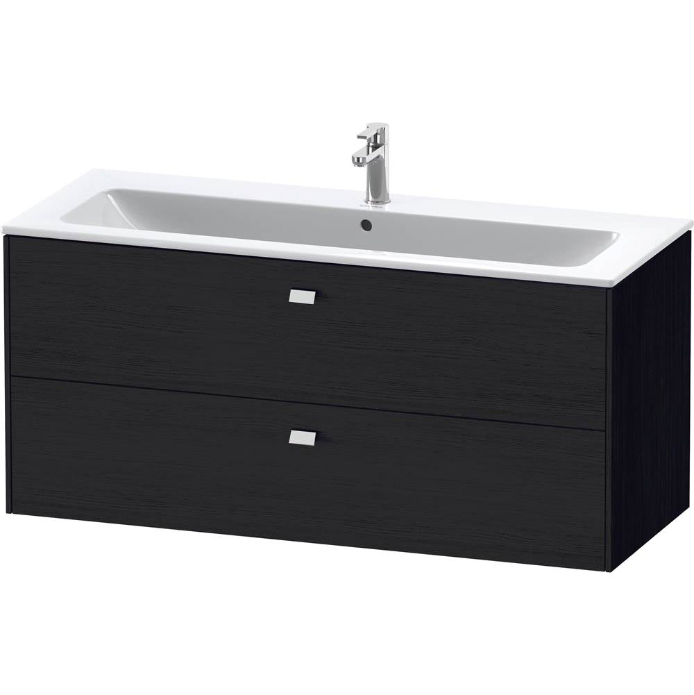 Brioso Two Drawer Wall-Mount Vanity Unit Concrete Gray