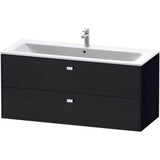 Brioso Two Drawer Wall-Mount Vanity Unit Concrete Gray