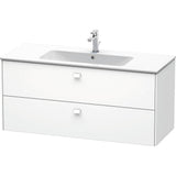 Duravit - Brioso Two Drawer Wall-Mount Vanity Unit White - White Matte