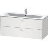 Brioso Two Drawer Wall-Mount Vanity Unit Concrete Gray