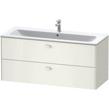 Brioso Two Drawer Wall-Mount Vanity Unit Concrete Gray