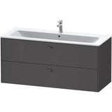 Brioso Two Drawer Wall-Mount Vanity Unit Concrete Gray