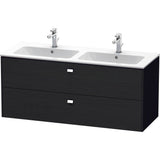 Duravit - Brioso Two Drawer Wall-Mount Vanity Unit Oak Black - Black Oak