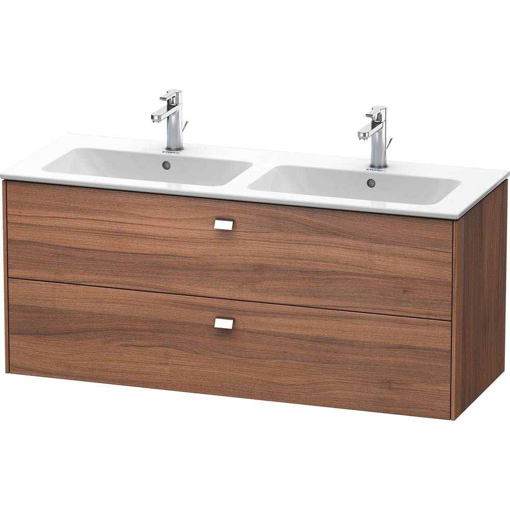 Duravit - Brioso Two Drawer Wall-Mount Vanity Unit Walnut - Natural Walnut