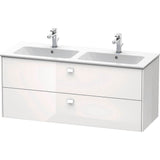 Duravit - Brioso Two Drawer Wall-Mount Vanity Unit White - White High Gloss