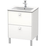 Duravit - Brioso Two Drawer Floorstanding Vanity Unit White - White Matte