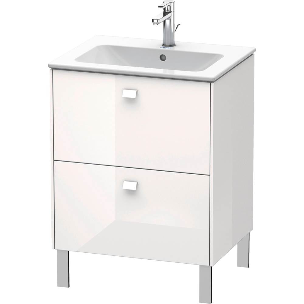 Duravit - Brioso Two Drawer Floorstanding Vanity Unit White - White High Gloss